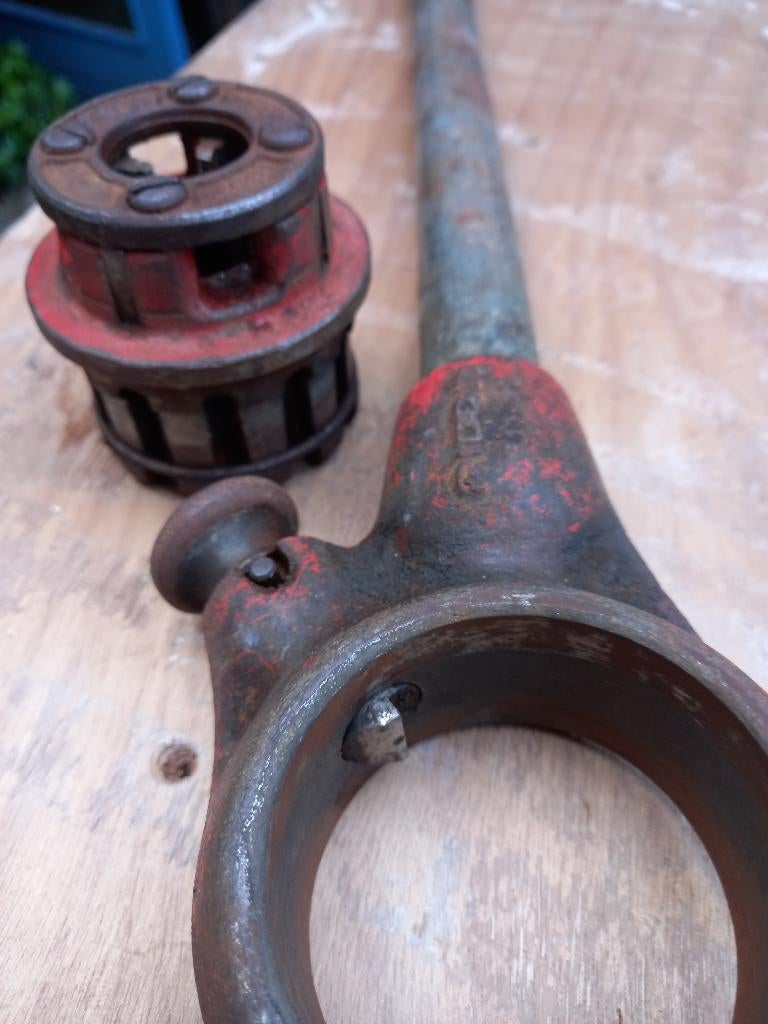 Ridgid 111-R Manuele draadsnijratel snijkop 3/8, Ophalen of Verzenden, Gebruikt