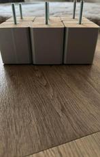 Bedpoten grijs, Hout, Overige stijlen, Ophalen of Verzenden, Zo goed als nieuw