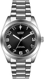 Astos Angel Edition Luxe Automatisch Horloge Zilver twv:179, Sieraden, Tassen en Uiterlijk, Horloges | Heren, Staal, Polshorloge