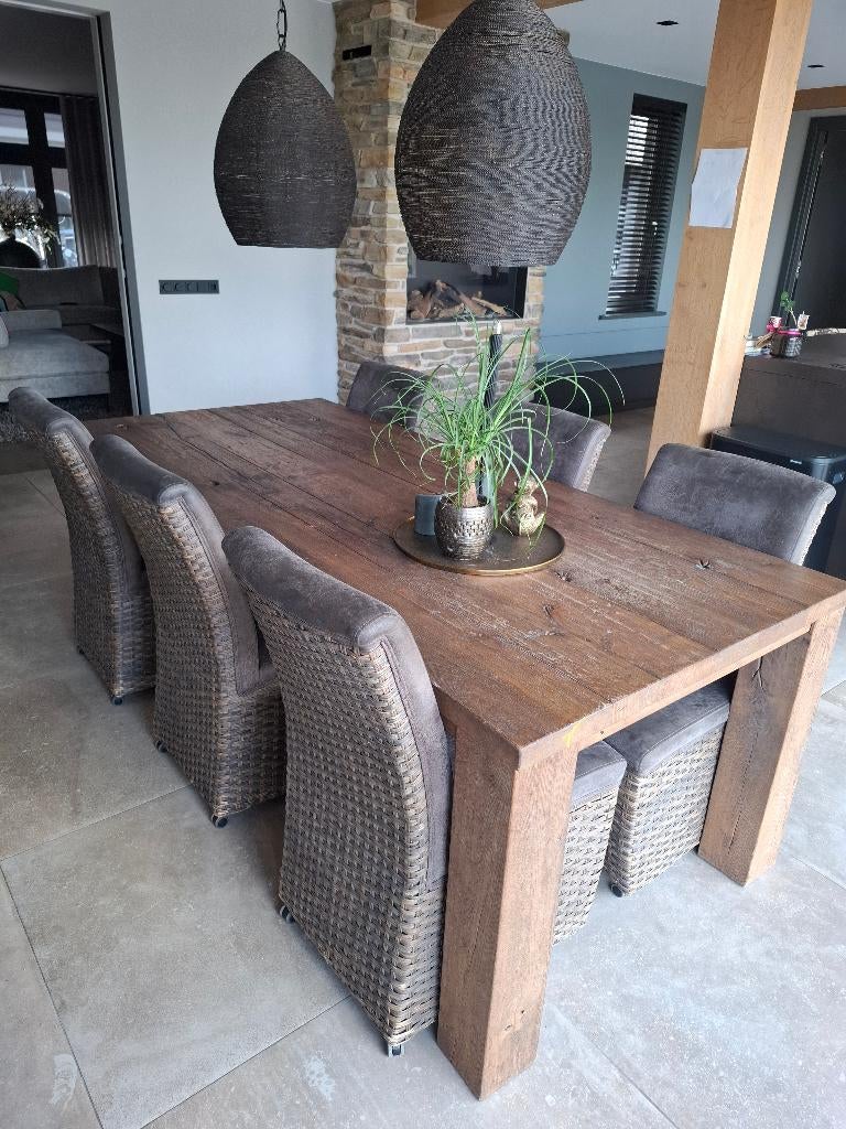 Eetset, Ophalen, Gebruikt, 50 tot 100 cm, Vijf personen of meer