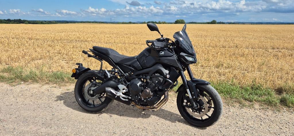 Yamaha MT-09 | Zeer Compleet | Full Mivv | Full Black, Occasion, Motorrijbewijs A, 3 cilinders, Particulier