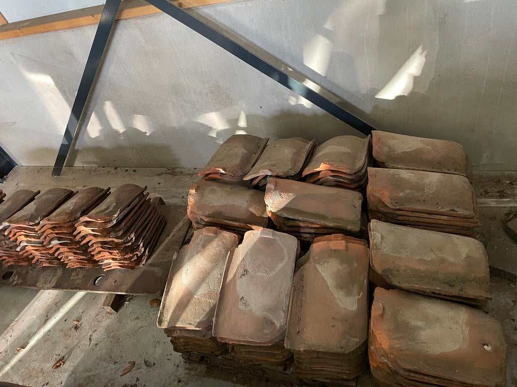 Rode oud hollandse dakpannen - Gebruikt, Ophalen, Gebruikt, Steen of Klei, 15 m² of meer