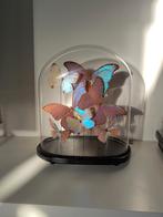 Ovale stolp met blauwe Morpho Didius vlinders, Ophalen of Verzenden, Gebruikt