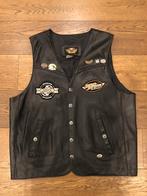 Harley Davidson leren vest/hesje XL Long, Motoren, Heren, Jas | leer, Harley Davidson, Ophalen of Verzenden