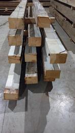 Gebruikte grenen balken 16 x 21 x 450/510, Doe-het-zelf en Verbouw, Hout en Planken, Ophalen, Gebruikt, Grenen, Balk