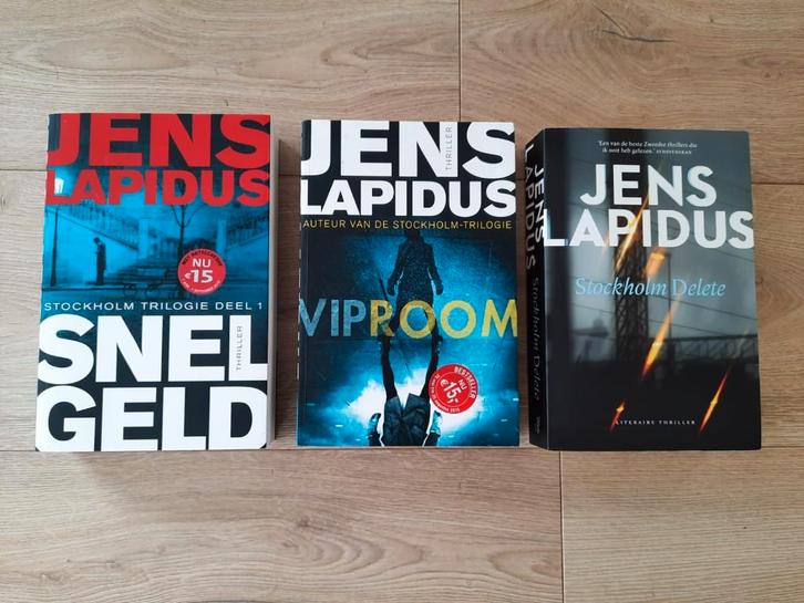 Diverse boeken Jens Lapidus, Boeken, Thrillers, Gelezen, Scandinavië, Ophalen of Verzenden