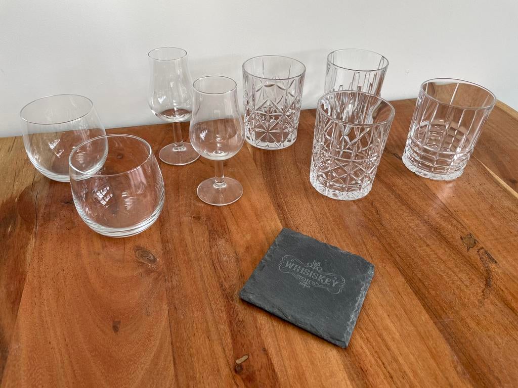 Diverse Whiskey Glazen, Ophalen of Verzenden, Zo goed als nieuw, Overige typen