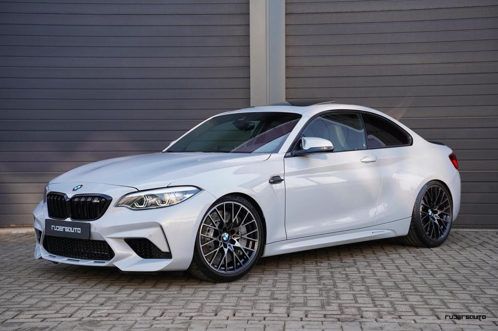 BMW M2 Competition | Trackpack | Schuifdak | KWv3 | Akrapovi, Automaat, Achterwielaandrijving, Gebruikt, 4 stoelen