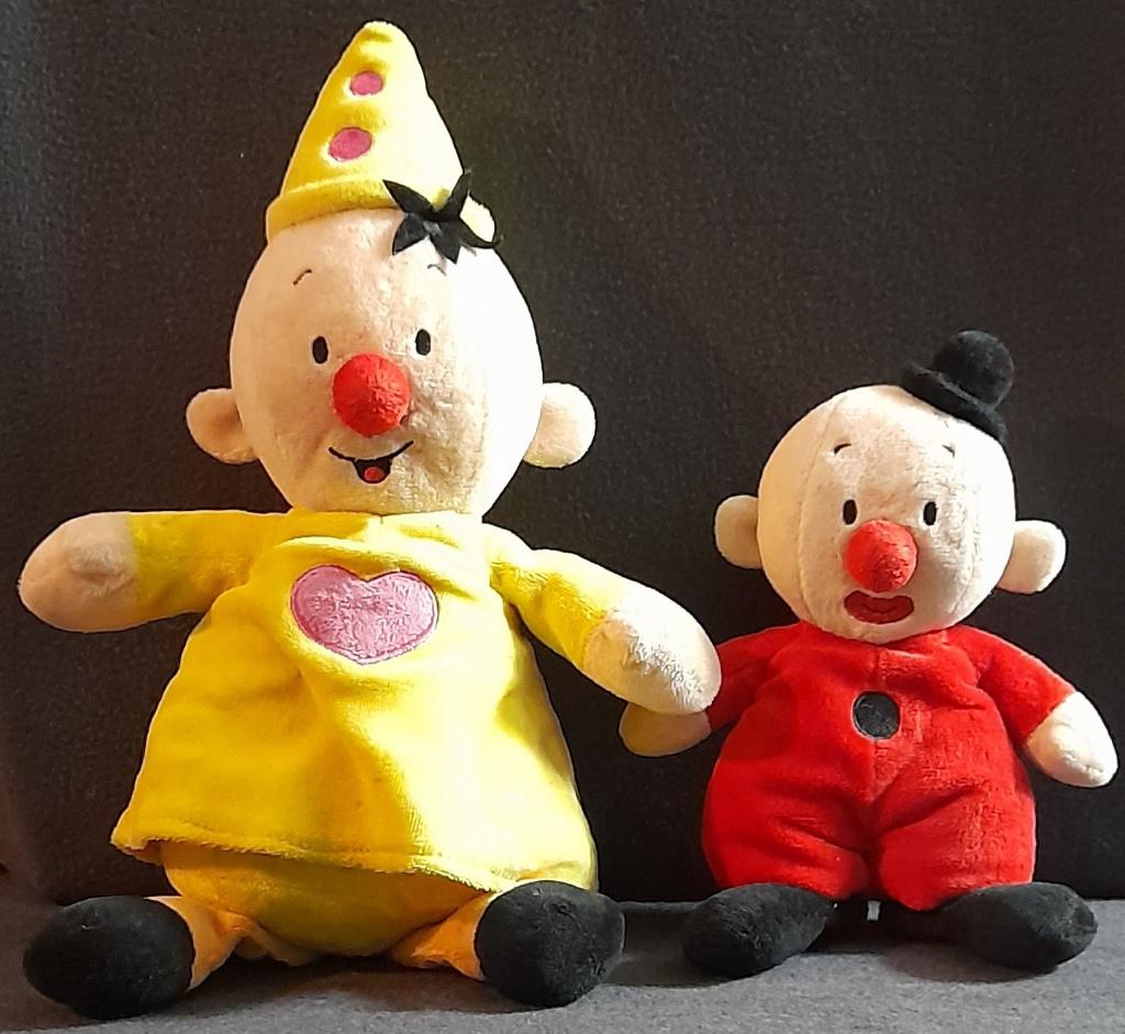 Bumba en Bumbalu plusche poppen, Gebruikt, Overige merken, Overige karakters, Overige typen