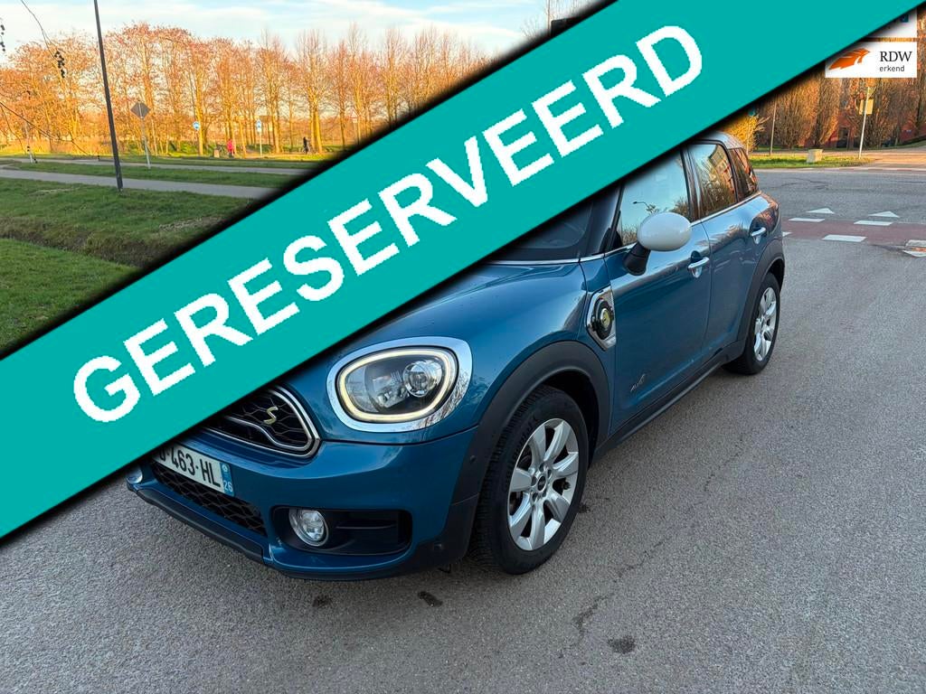 Mini Mini Countryman 2.0 Cooper SE ALL4 Salt Pano Cam BTW, Auto's, Mini, Automaat, Gebruikt, Zwart, Countryman
