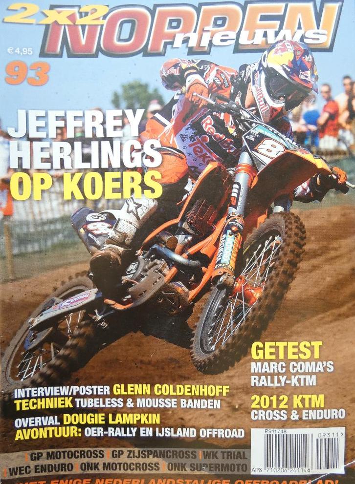 Noppennieuws 93 Jeffrey Herlings KTM  Marc Coma Coldenhoff, Boeken, Motoren, Gelezen, Ophalen of Verzenden