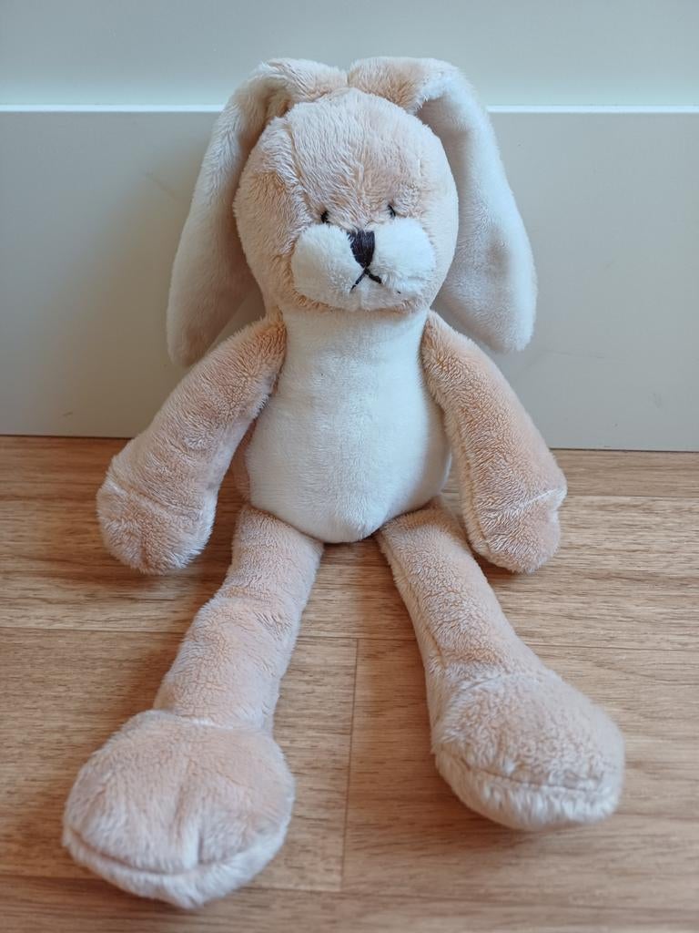 Take me home konijn haas knuffel beige creme bruin, Ophalen of Verzenden, Zo goed als nieuw, Konijn