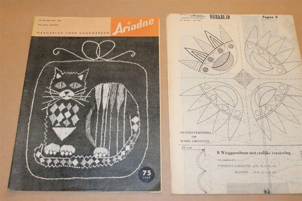 Ariadne - Maandblad voor handwerken - 1962, Ophalen of Verzenden, Gelezen, Overige onderwerpen