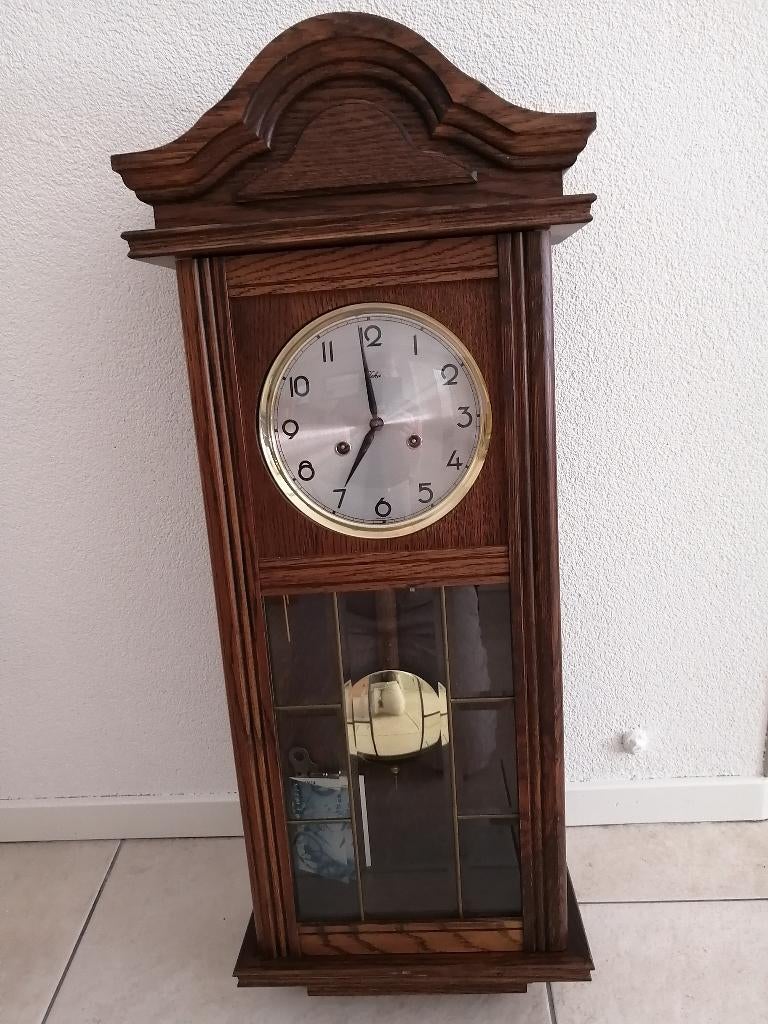 Te koop klok, Huis en Inrichting, Ophalen, Gebruikt, Wandklok