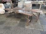 Stoer oud bankje, Ophalen, Gebruikt, Nvt, Nvt
