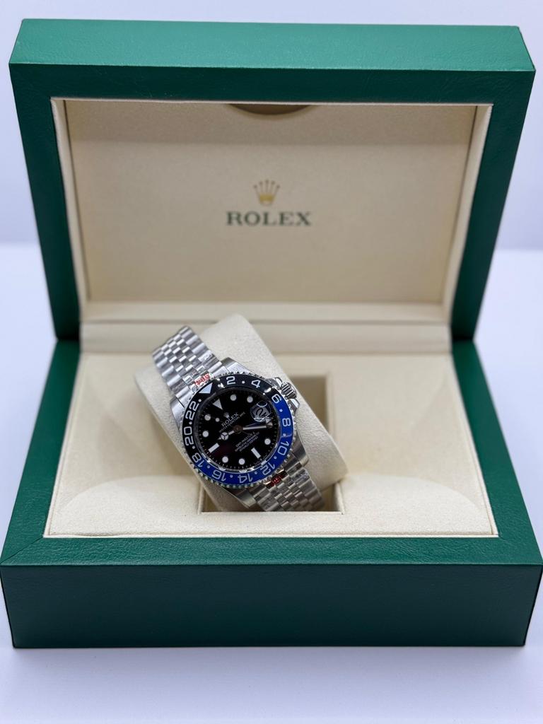 Rolex GMT Master II Batgirl, Staal, Polshorloge, Nieuw, Ophalen of Verzenden