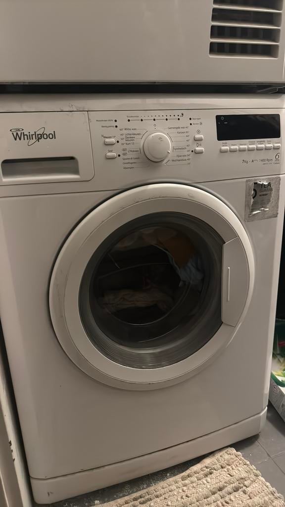 Wasmachine Whirlpool, Witgoed en Apparatuur, Ophalen of Verzenden, Zo goed als nieuw, 85 tot 90 cm, 1200 tot 1600 toeren