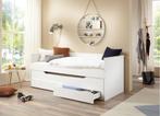 Ronny kajuitbed (met slaaplade) - 90x200 - Wit, Niet ingevuld, Niet ingevuld, Nieuw, Ophalen of Verzenden
