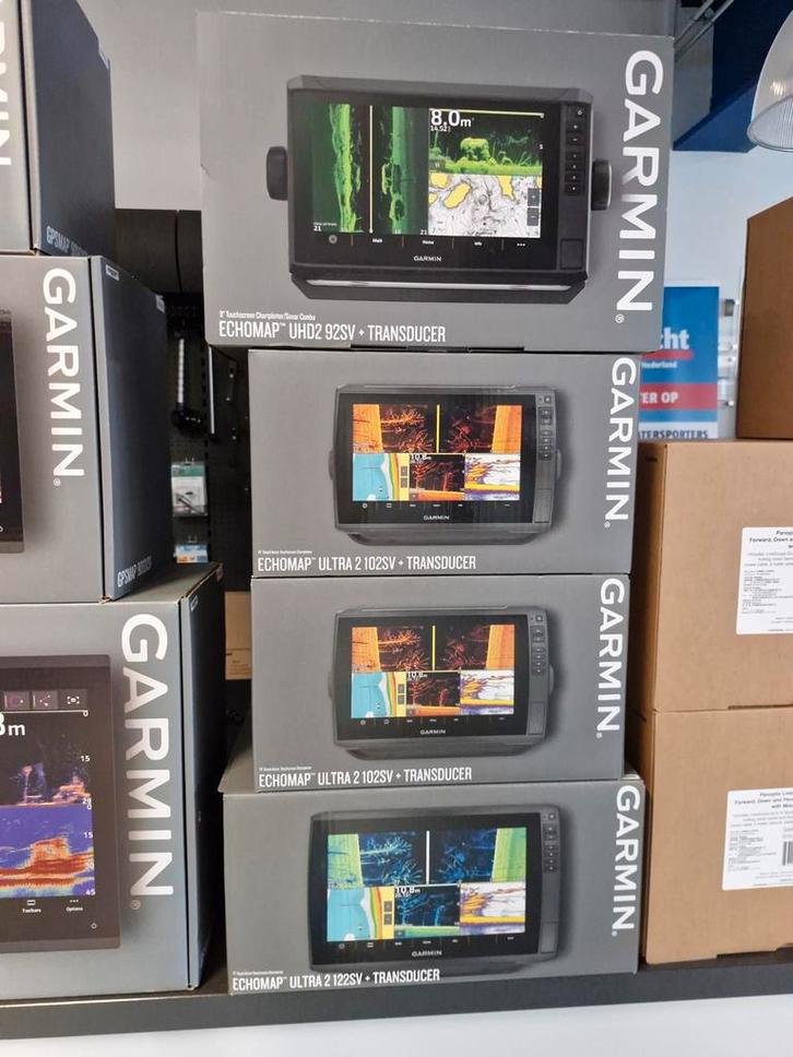 Garmin Echomap UHD2 92SV Fishfinder - Nieuw in Doos, Watersport en Boten, Navigatiemiddelen en Scheepselektronica, Nieuw, Kaartplotter of Fish Finder