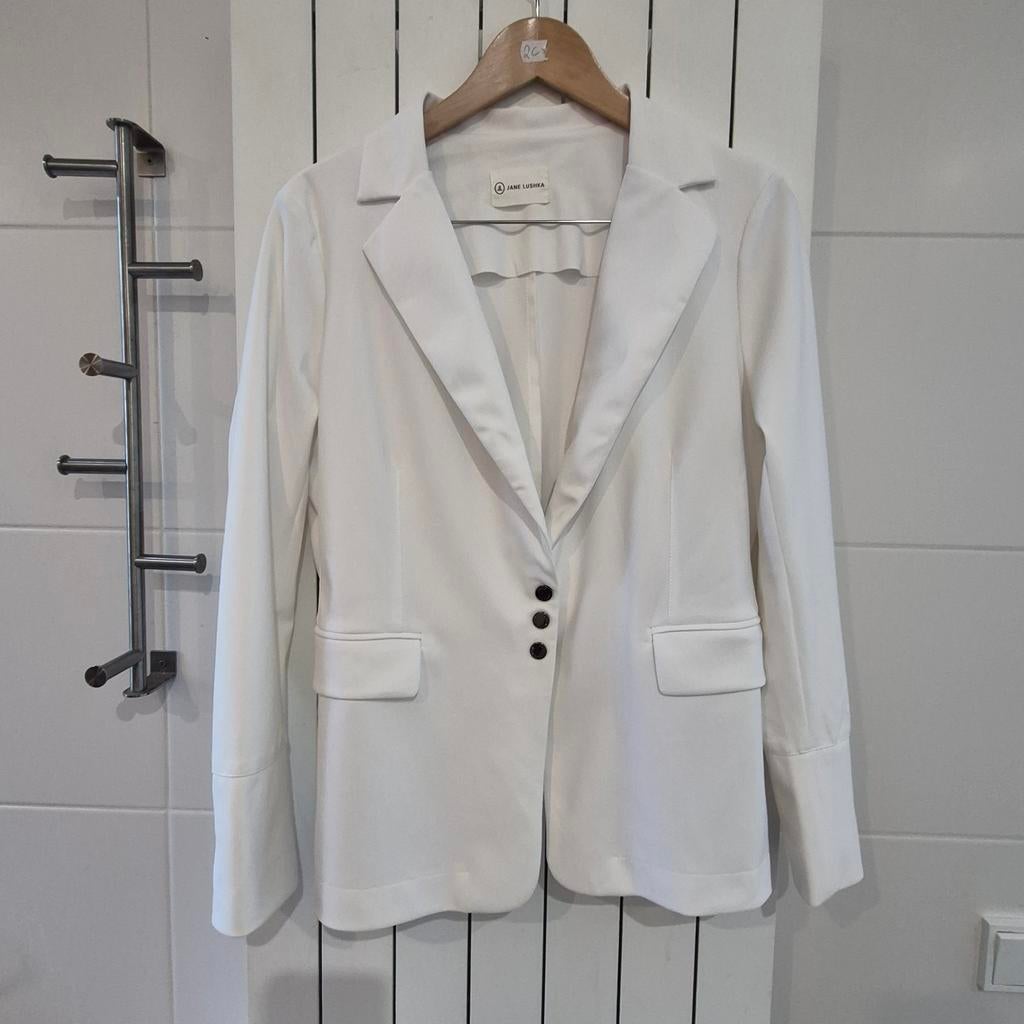Jane Lushka pak wit maat L, Kleding | Dames, Ophalen of Verzenden, Zo goed als nieuw, Maat 38/40 (M), Wit