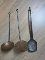 Antiek koperen keukengerei en plastic worsten, Antiek en Kunst, Ophalen