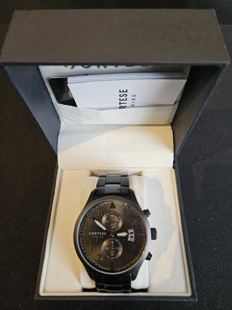 Cortese Torino Reale | Chrono | ZGAN | Stijlvol & Klassiek, Overige merken, Staal, Staal, Polshorloge