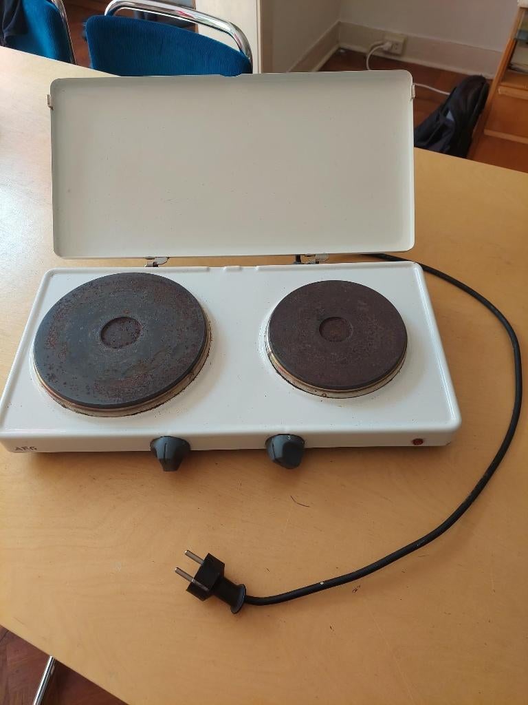 elektrische kookplaat, Ophalen, Gebruikt, 3 kookzones of minder, Vrijstaand