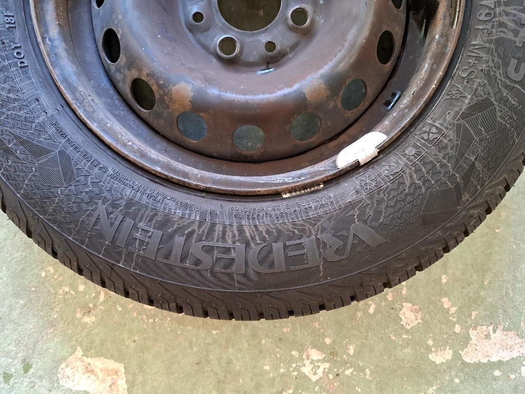 4 nieuwe Vredenstein banden Quatrac 5 155/80 R13 79T M+S, Ophalen, 155 mm, Nieuw, All Season