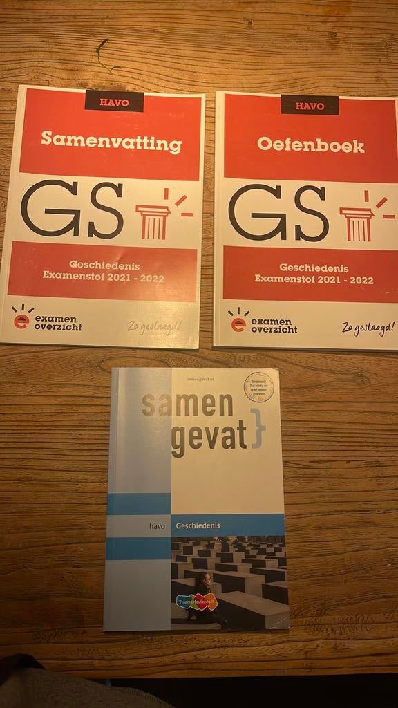 Oefenboek samengevat samenvatting geschiedenis havo examen, Ophalen of Verzenden, Zo goed als nieuw, HAVO, Geschiedenis