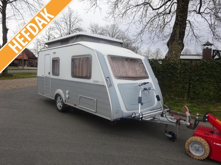 Kip Vision 41 ETD met Mover, Caravans en Kamperen, Caravans, Bedrijf, tot en met 4, 750 - 1000 kg, Standaardzit, Kip, Dwarsbed