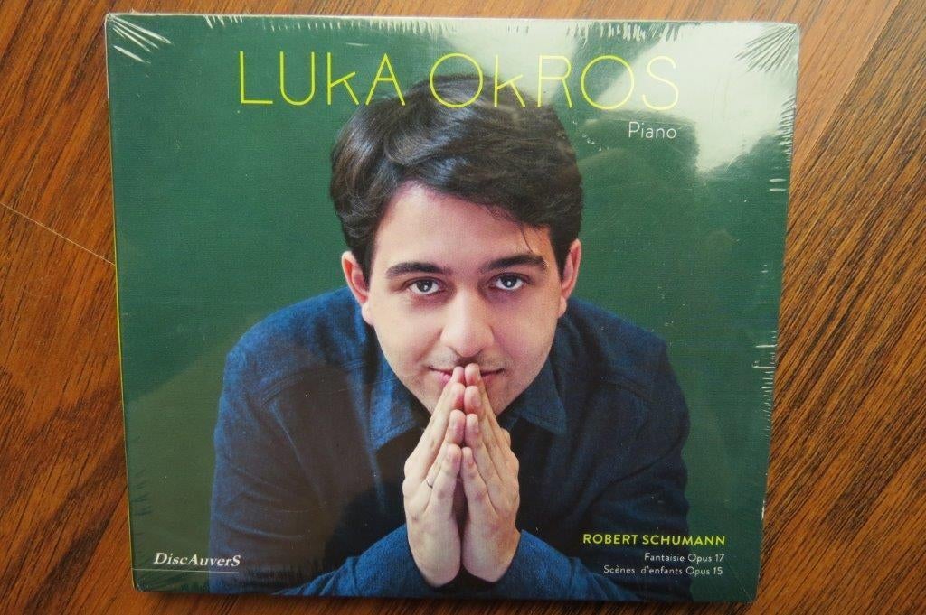 Cd piano: Luka Okros, Robert Schumann, Opus 17 en 15, Ophalen of Verzenden, Classicisme, Nieuw in verpakking, Kamermuziek