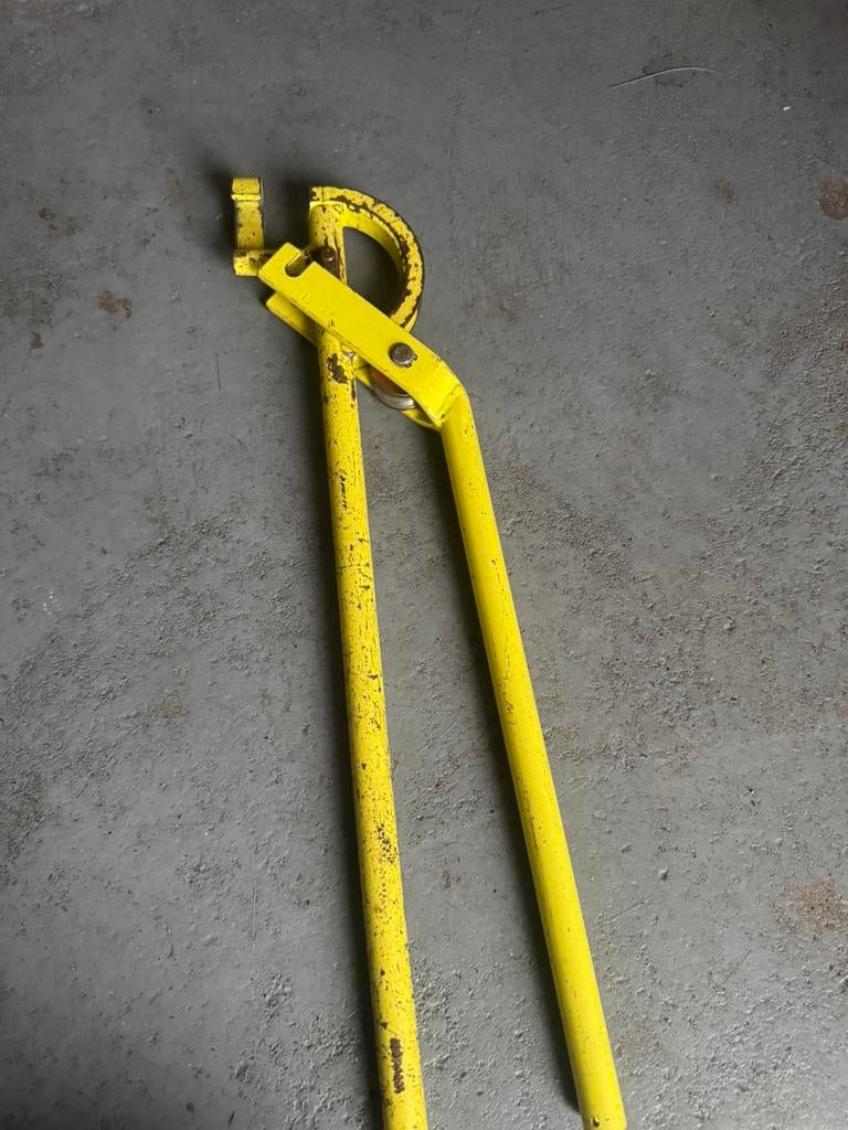 Buigijzer 15 met rol, Doe-het-zelf en Verbouw, Gereedschap | Handgereedschap, Ophalen of Verzenden, Gebruikt