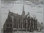 Gravures 2 stuks Olofskapel Nieuwe kapel Amsterdam, 1720, Verzenden