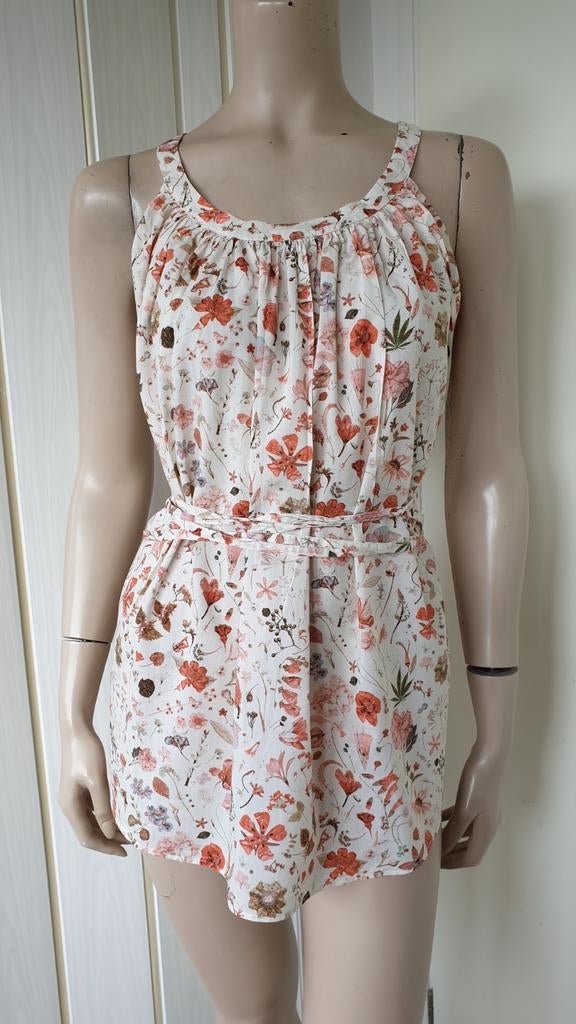 One Step top bloemen zomer maat 40/L, Maat 38/40 (M), Ophalen of Verzenden, Zo goed als nieuw, Korte mouw