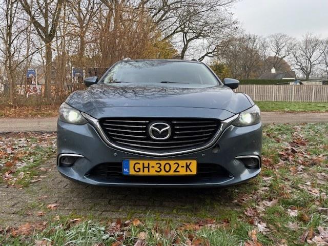 Mazda 6 Sportbreak 2.2D SkyActiv-D 150 SkyLease+ (bj 2015), Auto's, 730 kg, Gebruikt, Euro 6, 4 cilinders