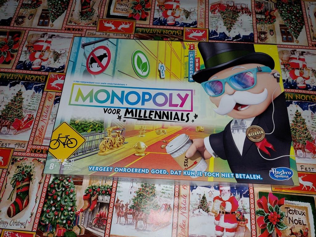 Monopoly. Voor Millennials. Compleet. Nieuw., Vijf spelers of meer, Ophalen of Verzenden, Nieuw, Hasbro Gaming