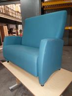 Davant loveseat / voedingsbank in aquamarijn/petrol, Modern / Scandinavisch / KDV, Ophalen of Verzenden, Zo goed als nieuw, Stof