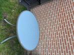 Buiten tafel, Tuin en Terras, Tuintafels, Ophalen, Gebruikt, Rond, Metaal