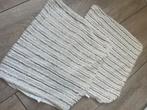 Kussenhoesjes Action - Beige/Goud - Set van 2, Huis en Inrichting, Ophalen, Zo goed als nieuw, Beige, Vierkant