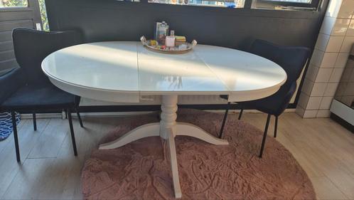 Eet tafel uitschuifbaar INGATORP Ikea, Huis en Inrichting, Tafels | Eettafels, Gebruikt, 50 tot 100 cm, Vijf personen of meer