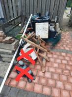 Gratis tuin potten, hout, 2x melkbus, Tuin en Terras, Bloembakken en Plantenbakken, Ophalen, Hout, Minder dan 60 cm