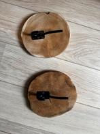 Wandhaken op Houten Cirkel - Set van 2, Ophalen of Verzenden, Zo goed als nieuw