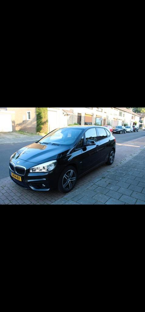 BMW 2-Serie Active Tourer 220i 192pk Aut 2016 Zwart, Auto's, BMW, Particulier, 2-Serie Active Tourer, ABS, Adaptieve lichten, Airconditioning