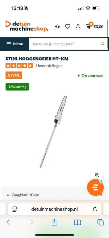 STIHL HT-KM Hoogsnoeier beschikbaar voor biedingen