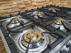 🔥Luxe Boretti Fornuis 90cm hoogglans zwart rvs 2ovens 300°, 60 cm of meer, Ophalen of Verzenden, Zo goed als nieuw, Energieklasse A of zuiniger
