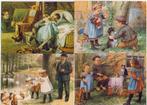 Ot en Sien ansichtkaarten set van 4 stuks, Verzamelen, Ansichtkaarten | Themakaarten, Verzenden, 1980 tot heden, Ongelopen, Kinderen