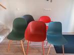 5 verschillende gekleurde eetkamerstoelen te koop, Ophalen, Overige kleuren, Vijf, Zes of meer stoelen