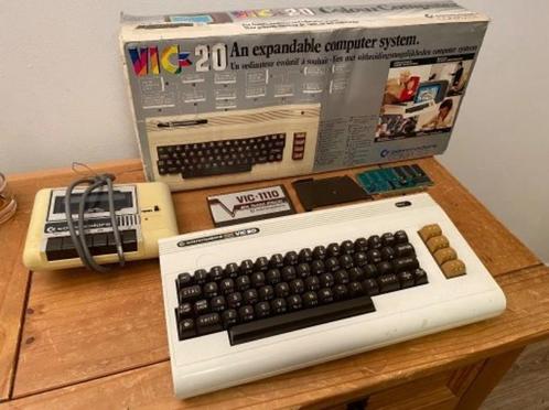 Commodore VIC=20, met originelle box,datasette, 8 kb ram mod, Computers en Software, Vintage Computers, Ophalen of Verzenden