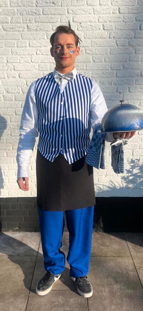 Kelner / Kok kostuum - Optocht of Carnaval, Kinderen en Baby's, Carnavalskleding en Verkleedspullen, Zo goed als nieuw, Jongen of Meisje