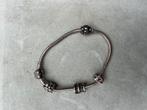 Vintage Pandora armband met 4 bedels, 21 cm., Sieraden, Tassen en Uiterlijk, Armbanden, Gebruikt, Ophalen of Verzenden, Met bedels of kralen